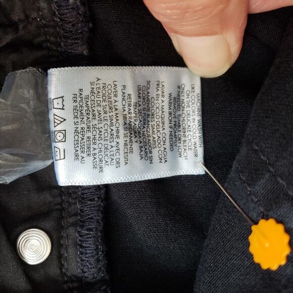 Cabi dark denim lightly distressed stretch skinny jeans size 6 - Picture 3 of 7